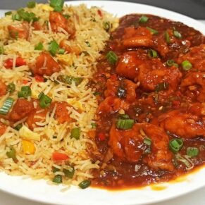 Chicken Manchurian Rice