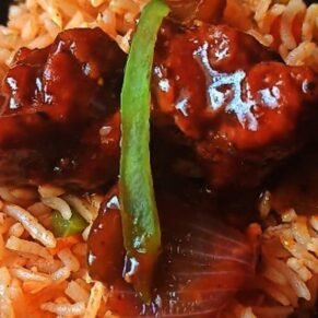 Chilli Chicken Rice