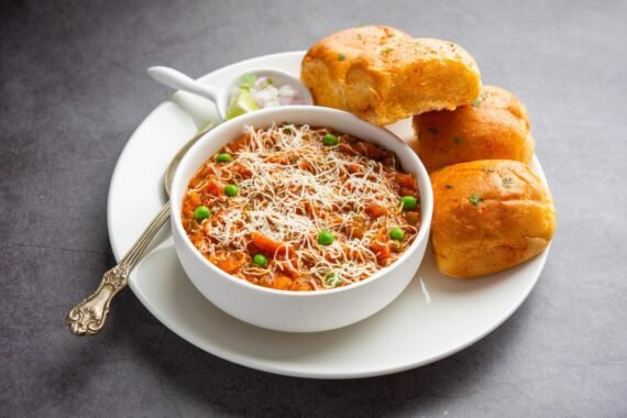 Cheese Pav Bhaji 2 PCs - Image 2