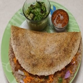 Ghee Ravva Onion Dosa