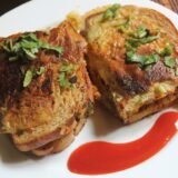 Chicken Bread Omlette